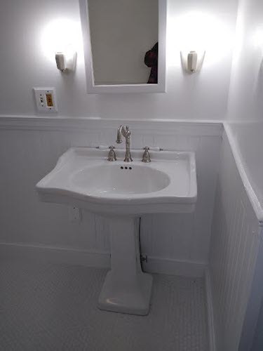 Remodelled bathroom - sink