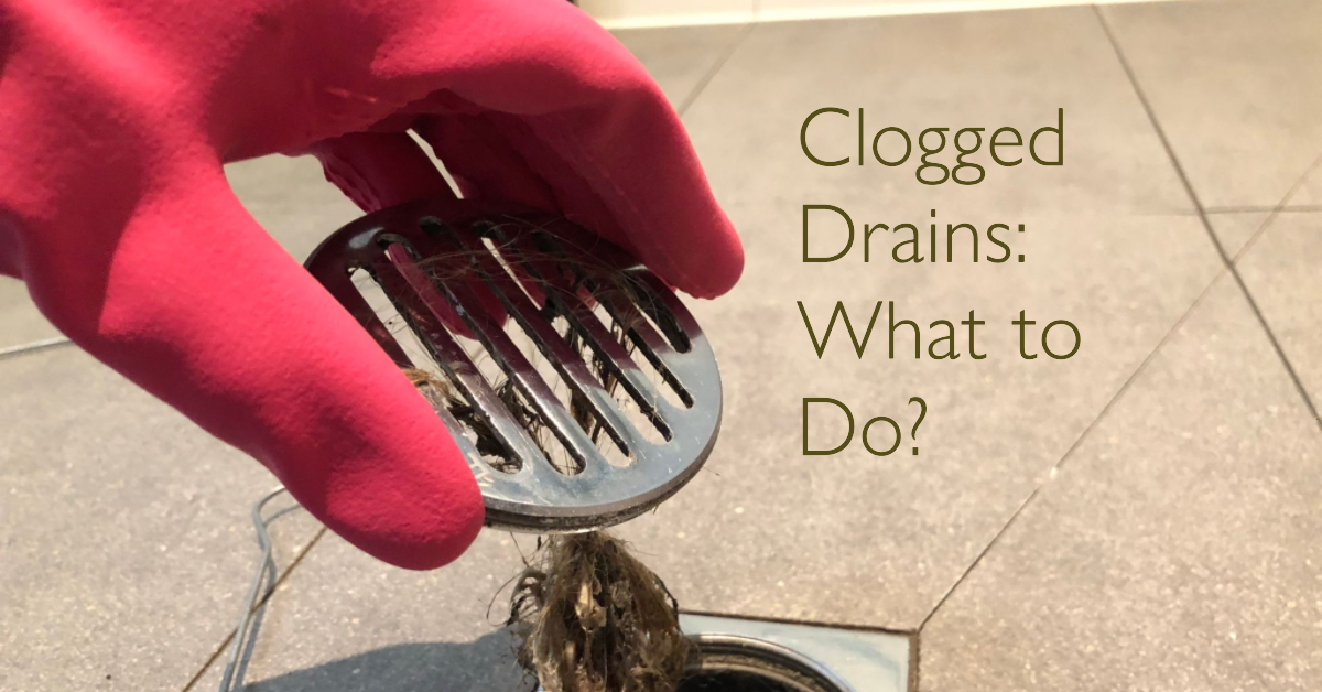 clogged drain what to do